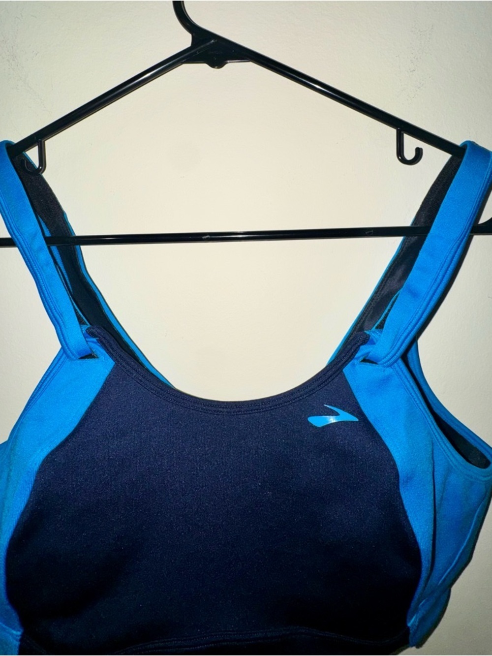 Brooks Fiona Blue/Navy Sports Bra - Picture 2 of 6